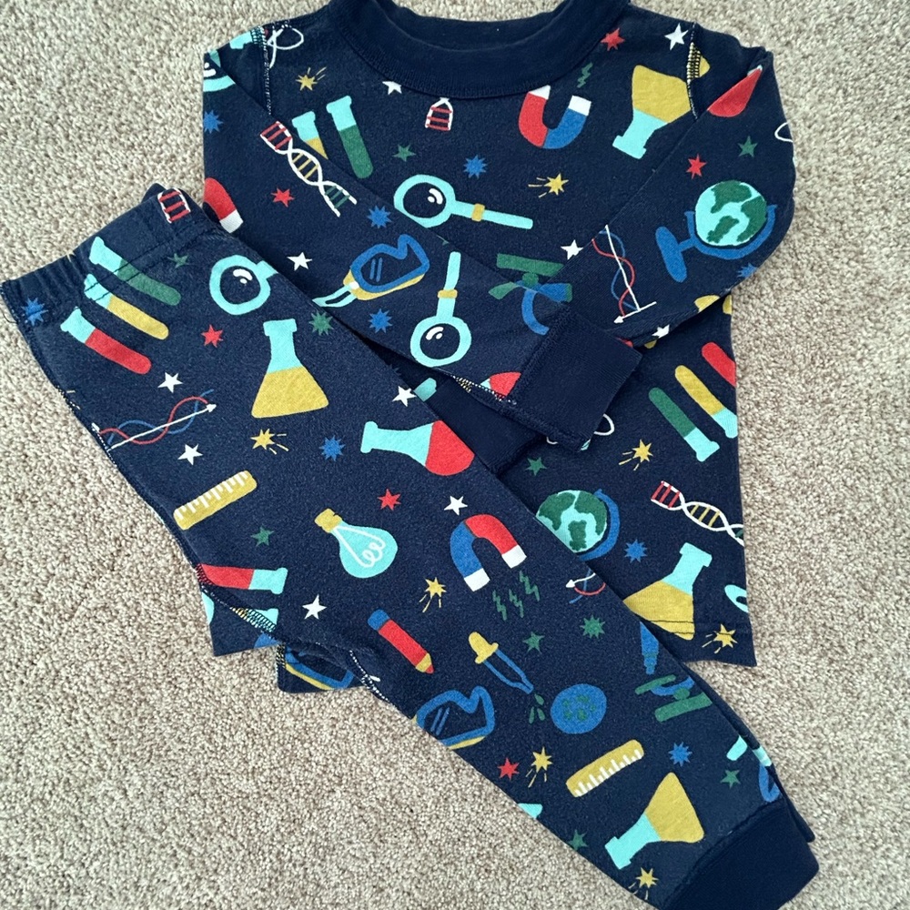 Science-Themed Kids Pajama Set